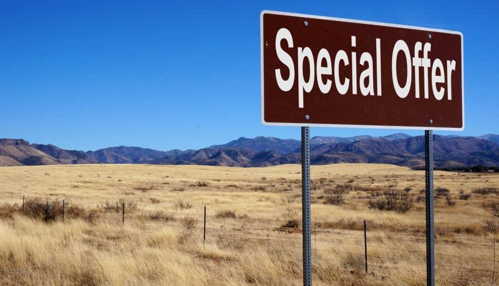 image: "specia offer" sign