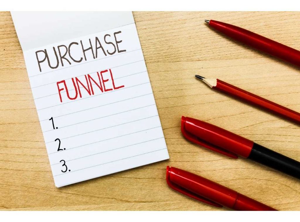Image: Marketing funnel purchase list